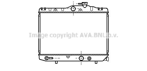 TO2129 AVA QUALITY COOLING Радиатор, охлаждение двигателя