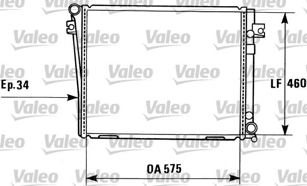 819405 VALEO Радиатор, охлаждение двигателя