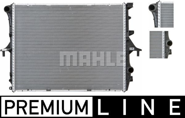 CR571000P MAHLE Радиатор, охлаждение двигателя