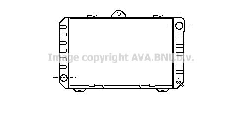 TO2167 AVA QUALITY COOLING Радиатор, охлаждение двигателя