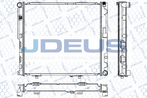 RA0170490 JDEUS Радиатор, охлаждение двигателя