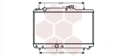 52002035 VAN WEZEL Радиатор, охлаждение двигателя