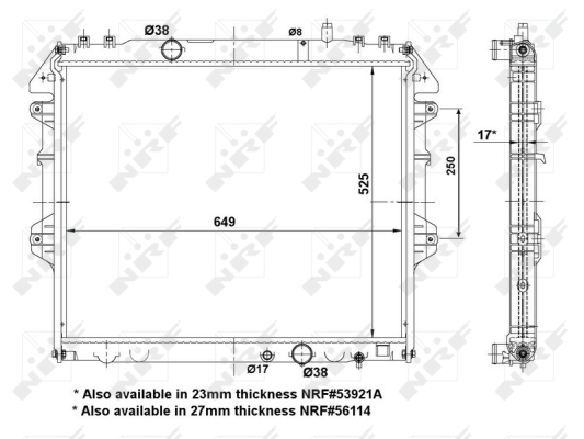 WG1722720 WILMINK GROUP Радиатор, охлаждение двигателя