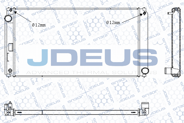 M0281150 JDEUS Радиатор, охлаждение двигателя