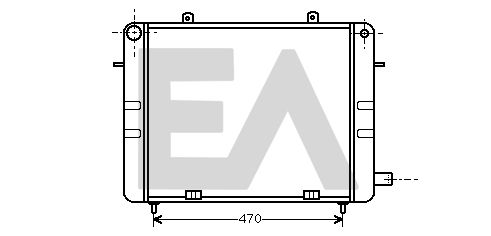 31R54063 EACLIMA Радиатор, охлаждение двигателя