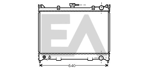 31R18029 EACLIMA Радиатор, охлаждение двигателя