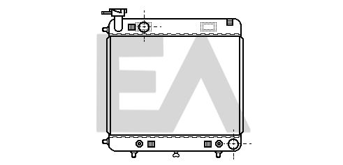 31R50050 EACLIMA Радиатор, охлаждение двигателя