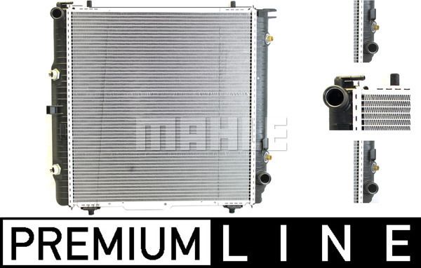 CR285000P MAHLE Радиатор, охлаждение двигателя