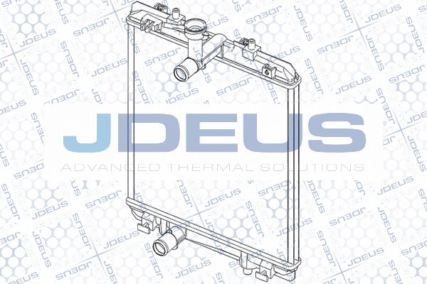 RA0070160 JDEUS Радиатор, охлаждение двигателя