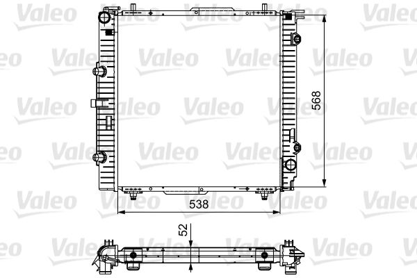 732459 VALEO Радиатор, охлаждение двигателя