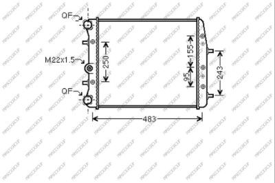 SK320R001 PRASCO Радиатор, охлаждение двигателя