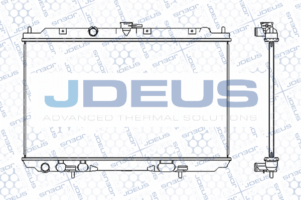 M0190000 JDEUS Радиатор, охлаждение двигателя