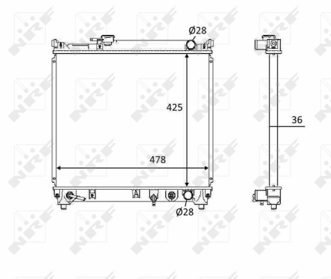 WG1723459 WILMINK GROUP Радиатор, охлаждение двигателя