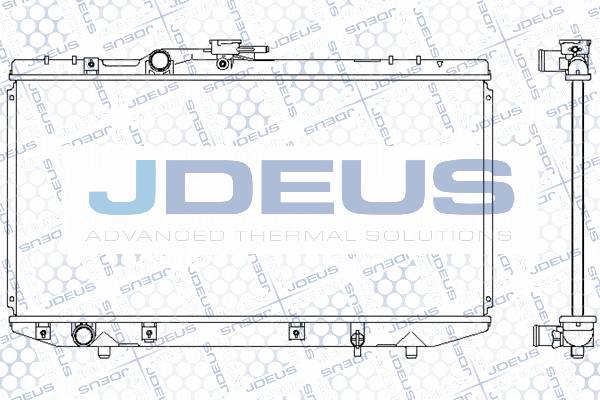 028N19 JDEUS Радиатор, охлаждение двигателя