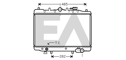 31R52009 EACLIMA Радиатор, охлаждение двигателя