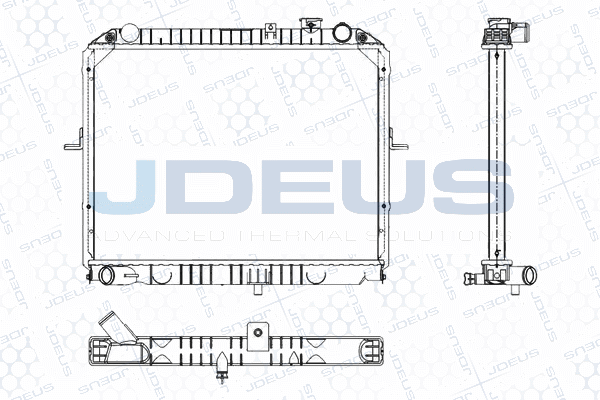 M0650040 JDEUS Радиатор, охлаждение двигателя