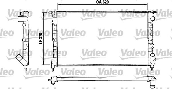 816552 VALEO Радиатор, охлаждение двигателя