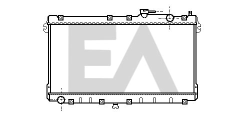 31R52035 EACLIMA Радиатор, охлаждение двигателя