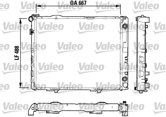 732605 VALEO Радиатор, охлаждение двигателя