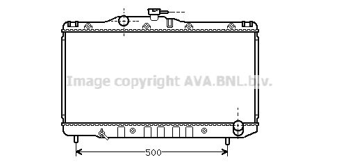 TO2099 AVA QUALITY COOLING Радиатор, охлаждение двигателя