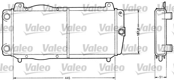 730527 VALEO Радиатор, охлаждение двигателя