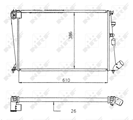 WG1723559 WILMINK GROUP Радиатор, охлаждение двигателя