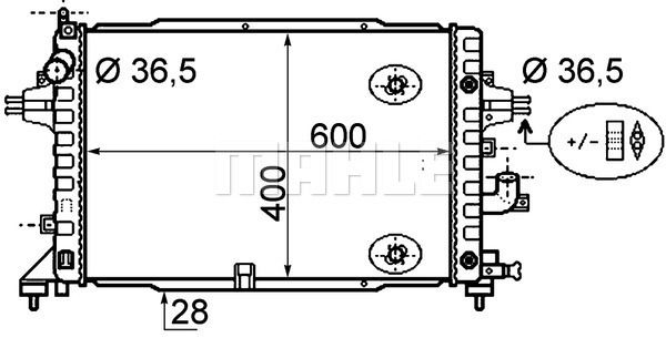 WG2182888 WILMINK GROUP Радиатор, охлаждение двигателя