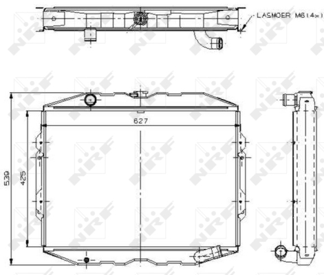 WG1721267 WILMINK GROUP Радиатор, охлаждение двигателя