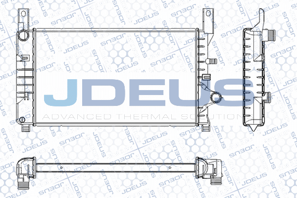 RA0120520 JDEUS Радиатор, охлаждение двигателя