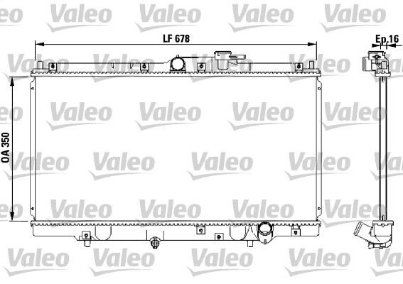 731471 VALEO Радиатор, охлаждение двигателя