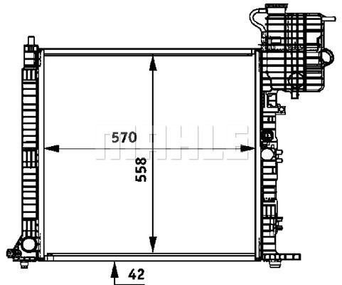 WG2183929 WILMINK GROUP Радиатор, охлаждение двигателя