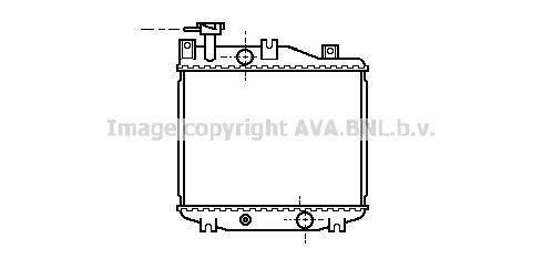 DU2005 AVA QUALITY COOLING Радиатор, охлаждение двигателя