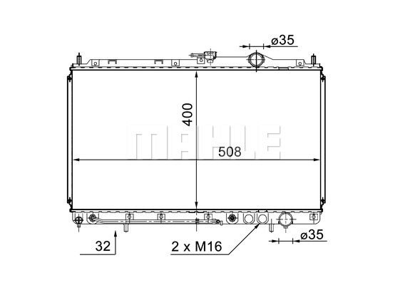 WG2182758 WILMINK GROUP Радиатор, охлаждение двигателя