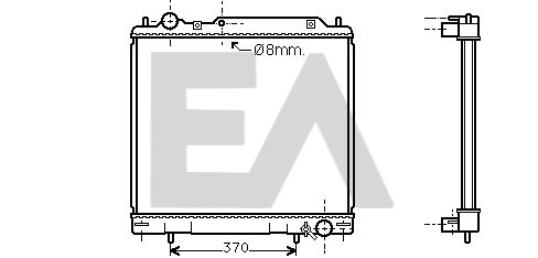 31R51039 EACLIMA Радиатор, охлаждение двигателя