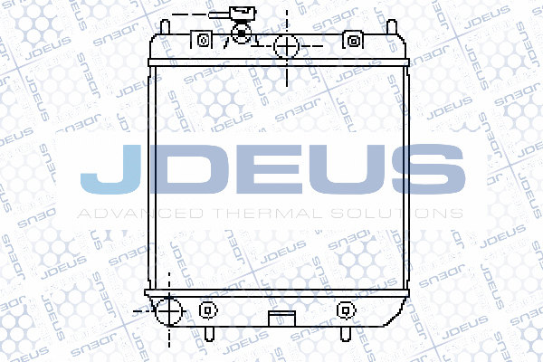 019M38 JDEUS Радиатор, охлаждение двигателя