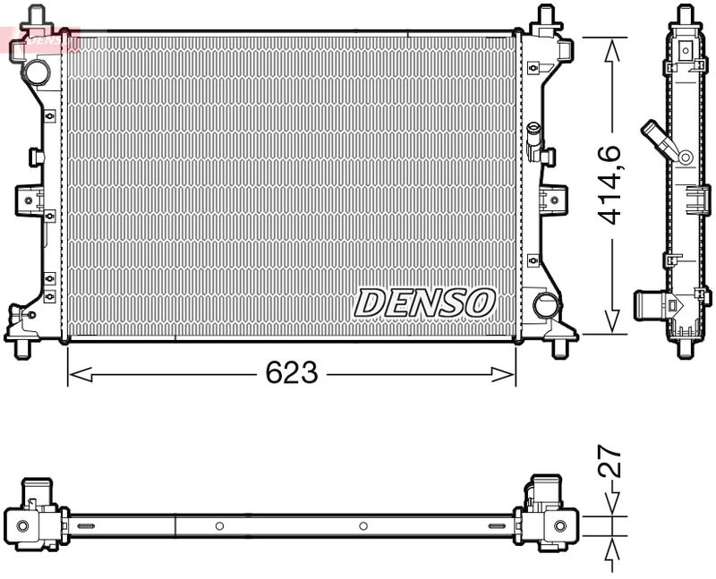 WG2170212 WILMINK GROUP Радиатор, охлаждение двигателя