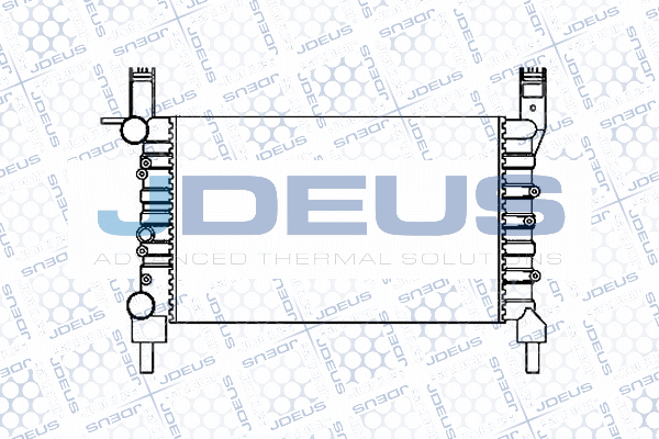 M0110130 JDEUS Радиатор, охлаждение двигателя