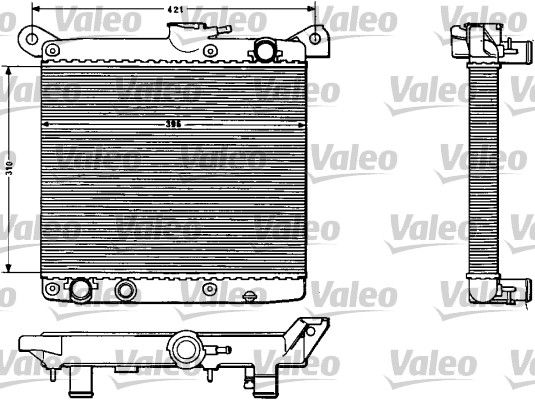 883783 VALEO Радиатор, охлаждение двигателя