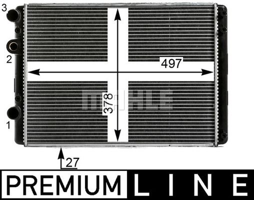 WG2183413 WILMINK GROUP Радиатор, охлаждение двигателя