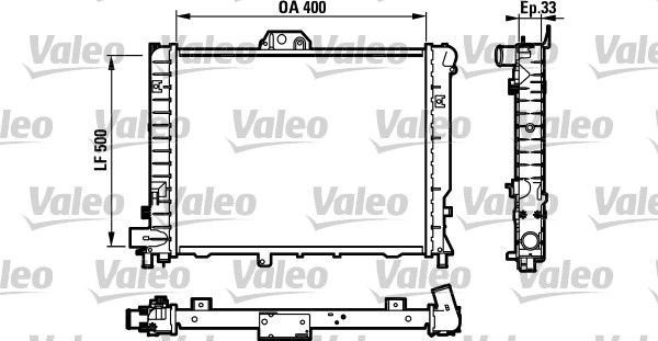 732108 VALEO Радиатор, охлаждение двигателя