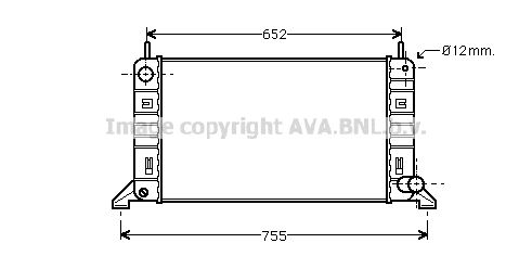 FD2158 PRASCO Радиатор, охлаждение двигателя