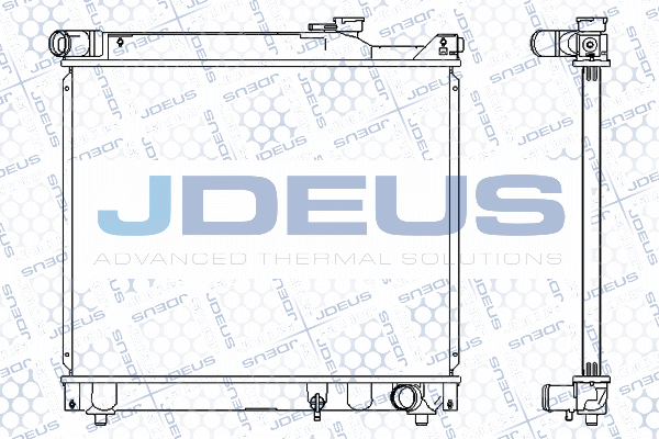 042M15 JDEUS Радиатор, охлаждение двигателя