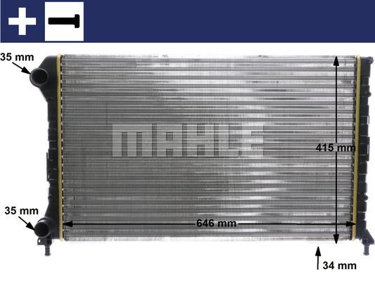 CR1447000S MAHLE Радиатор, охлаждение двигателя