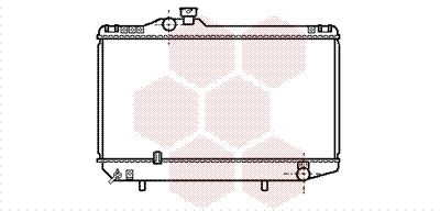 53002093 VAN WEZEL Радиатор, охлаждение двигателя