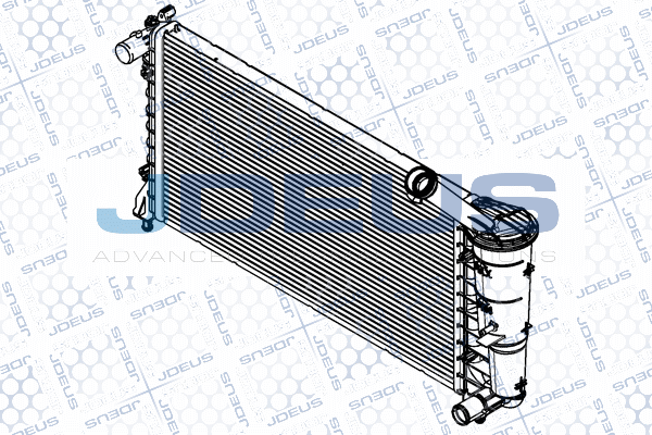 RA0360140 JDEUS Радиатор, охлаждение двигателя