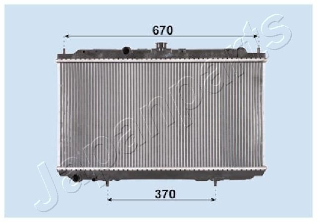 RDA213005 JAPANPARTS Радиатор, охлаждение двигателя