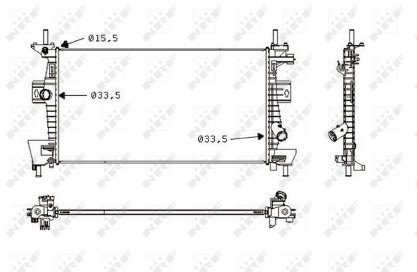 WG1723438 WILMINK GROUP Радиатор, охлаждение двигателя