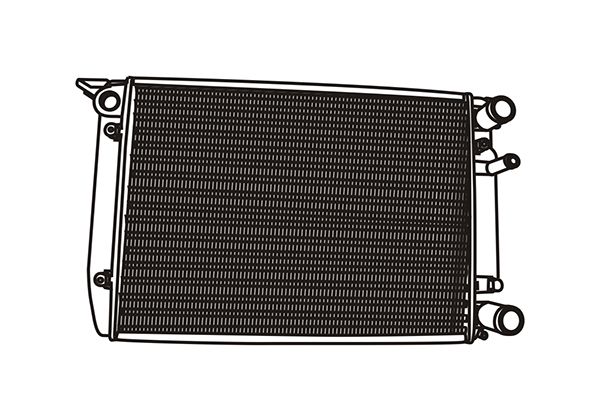 120493 WXQP Радиатор, охлаждение двигателя