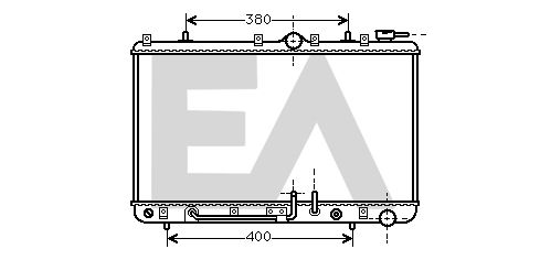 31R28002 EACLIMA Радиатор, охлаждение двигателя