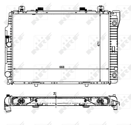 WG1722915 WILMINK GROUP Радиатор, охлаждение двигателя